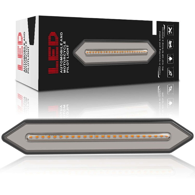 Rouge Jaune 24V Universal LED Lumière arrière Pilot Lamp Pour voiture Pour moto