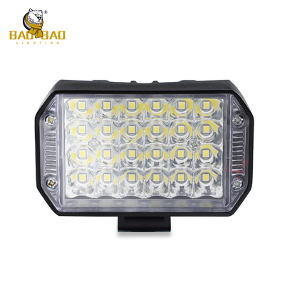 Lumières universelles de moto en aluminium blanc jaune flash couleur 30V