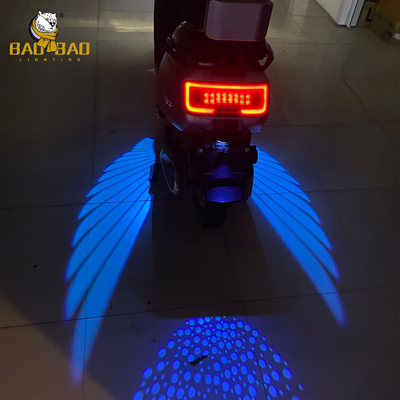 Bleu Rouge Blanc 12V Angle d'Aile d'Aluminium Lumière extérieure LED de moto