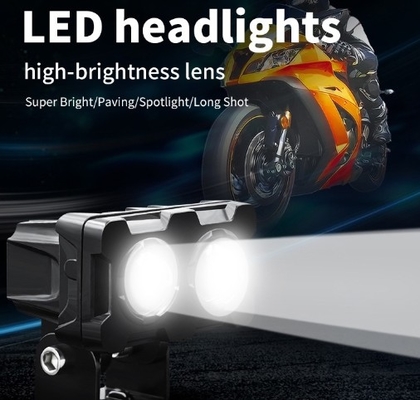 Flash jaune blanc 36W Universal lampes de conduite de moto LED projecteur