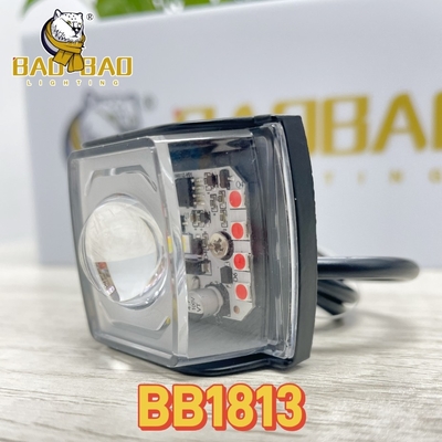 1 LED moto LED multi couleur Mini lumière Lucency moto projecteur