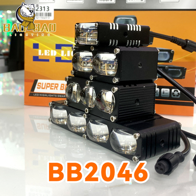 25W Blanc Jaune Double Couleur Moulin à moto Lumière LED projecteur universel