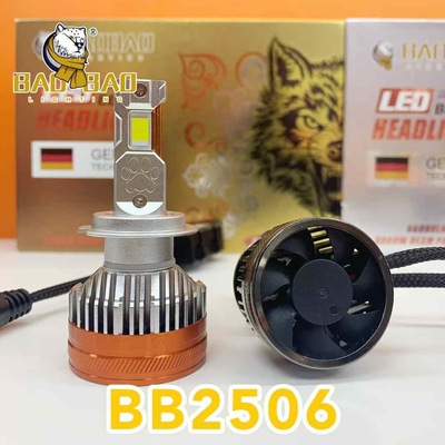 BAOBAO BB2506 4 Cuivres 6000K 200W 180W 160W Ampoule de Phare LED Pour Voiture