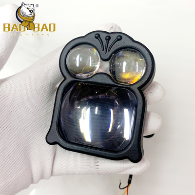 Feux antibrouillard en forme de grenouille, yeux de diable, blanc, jaune, lumières, feux antibrouillard, aluminium, 12-80V, feux de moto